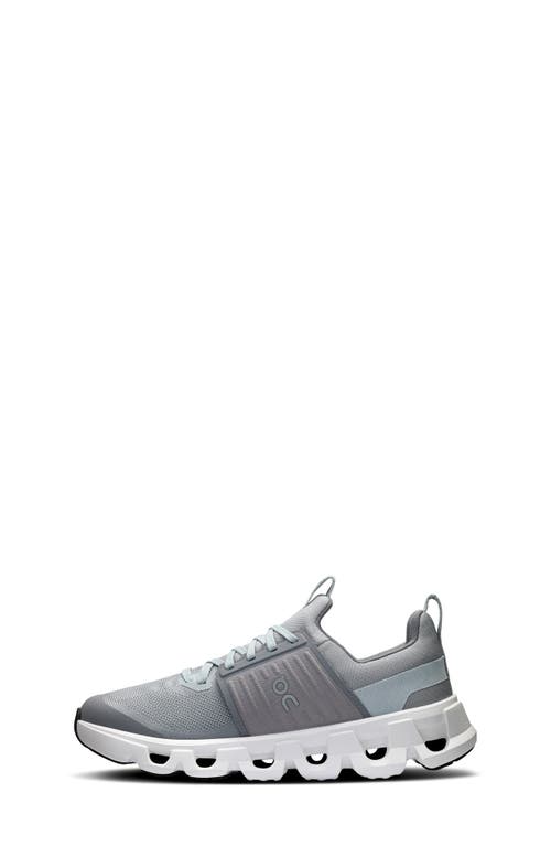 On Kids' Cloudswift Running Shoe In Alloy/glacier