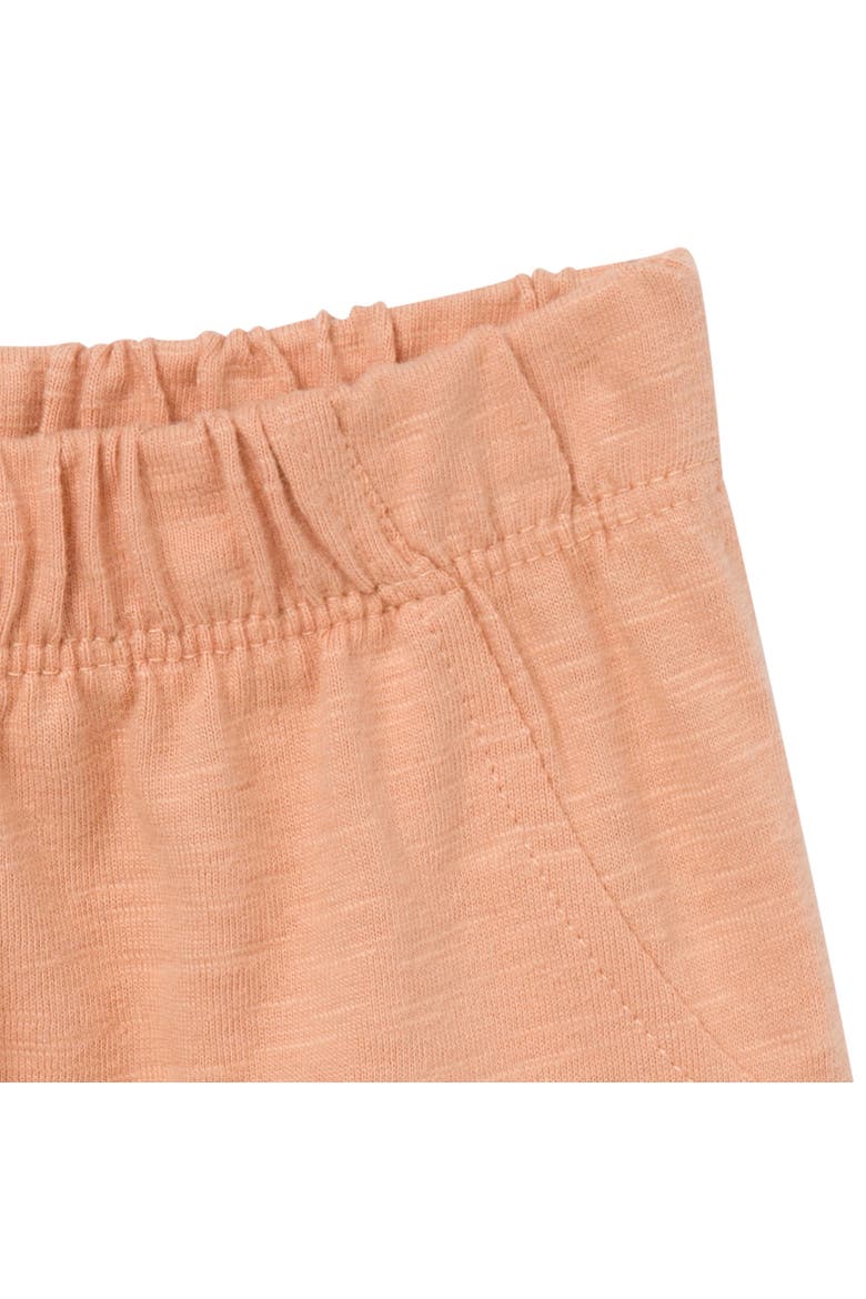 Sleeveless Peplum Tops and Shorts Set, Alternate, color, Light Sky Oranges