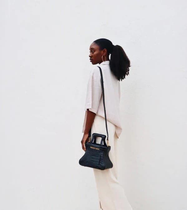 Mutayo Ekiye The Adora Mini Handbag, Alternate, color, Black