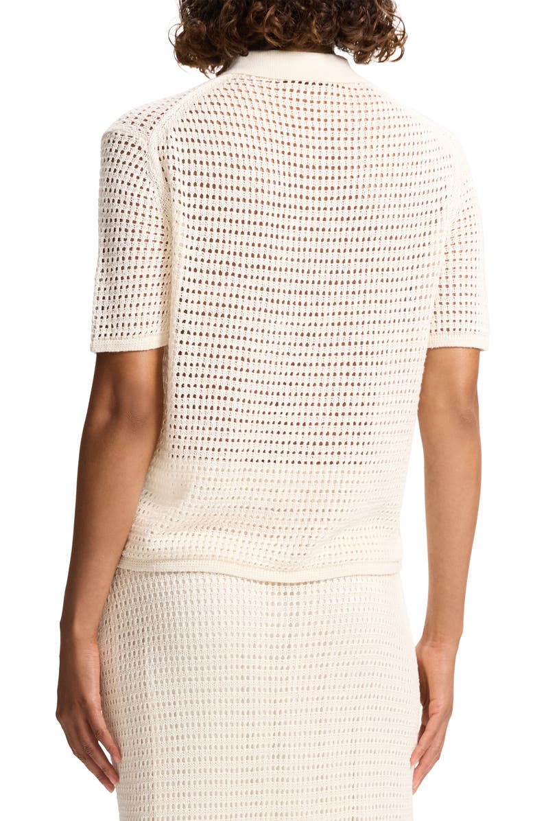 Theory Neo Open Stitch Linen Blend Mesh Cardigan, Alternate, color,