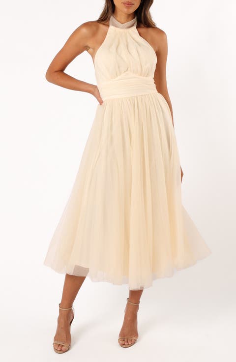 Aletta Tulle Halter Dress