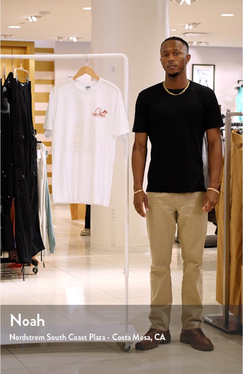 Halley's Hotel Cotton Graphic T-Shirt, sales video thumbnail