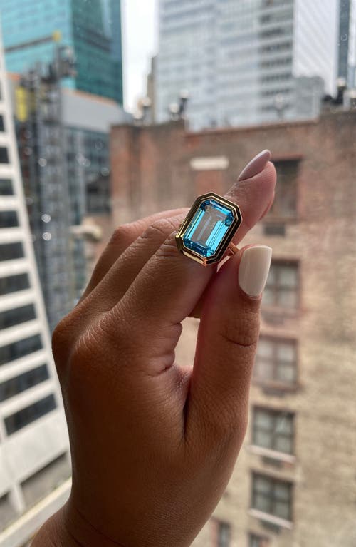 Goshwara Manhattan Cocktail Ring In Gold