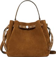 Tory Burch Romy Studded Leather Bucket Bag