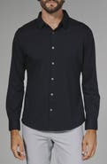 7 Diamonds Girona Solid Performance Button-Up Shirt