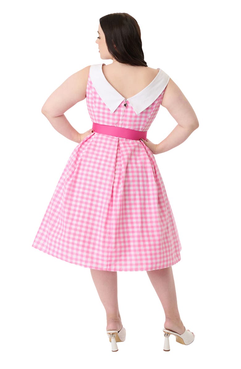 Unique Vintage Plus Size 1960s Dancing Doll Swing Dress, Alternate, color, 