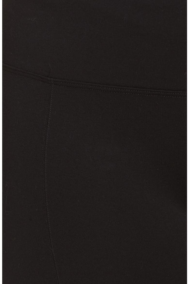 Lyssé Center Seam Ponte Leggings, Alternate, color, BLACK