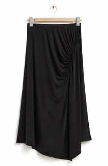 & Other Stories Asymmetric Midi Skirt