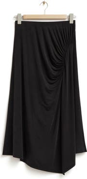 & Other Stories Asymmetric Midi Skirt