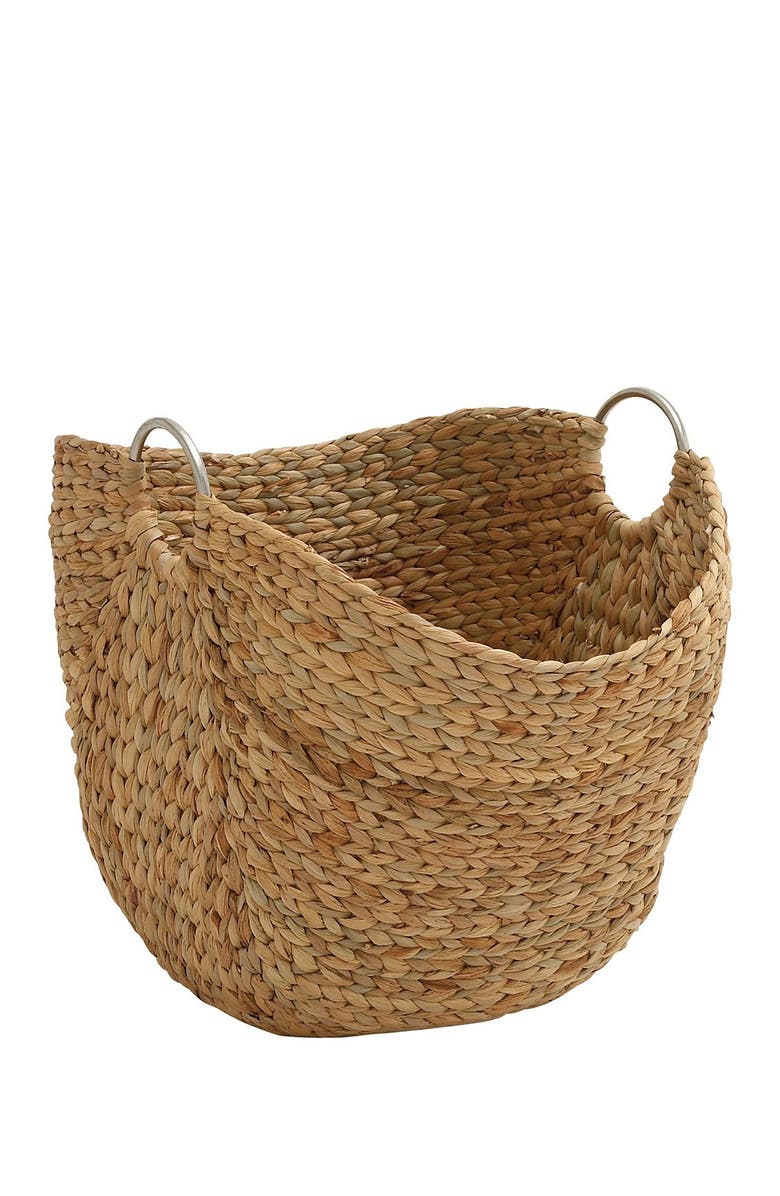 GINGER BIRCH STUDIO Sea Grass Woven Basket, Main, color, Brown