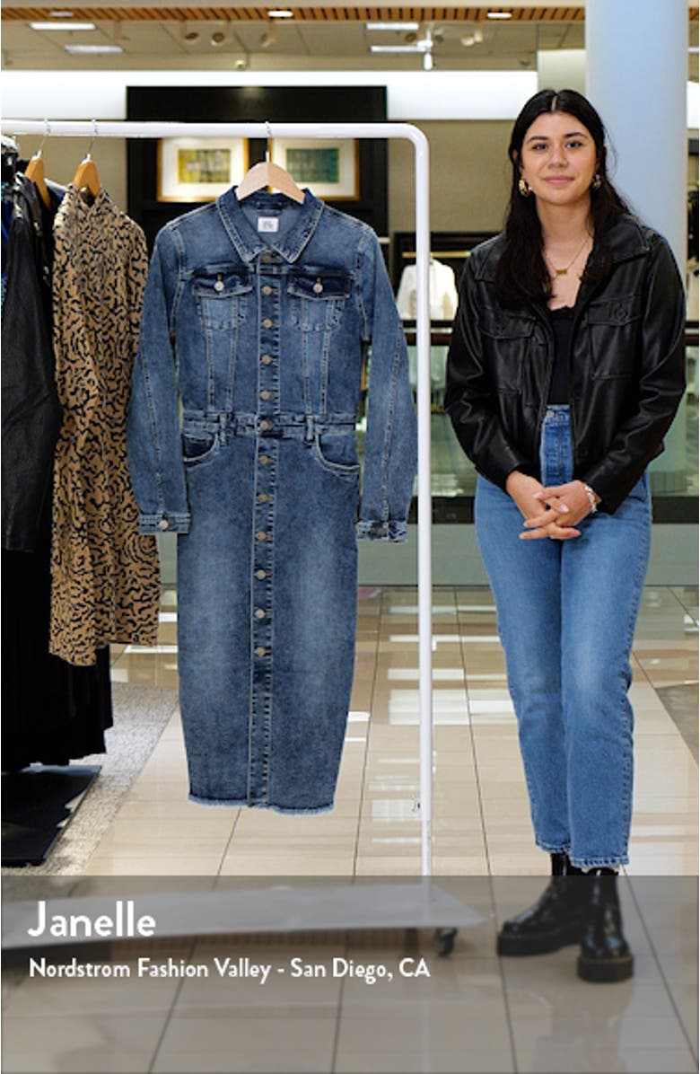 Piece Dyed Denim Dress, sales video thumbnail