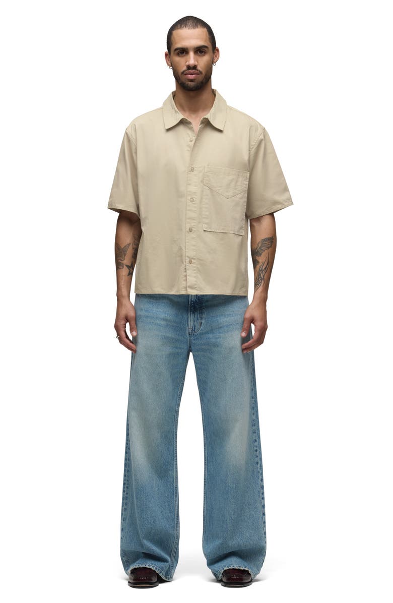 Hudson Jeans Rex Short Sleeve Button-Up Shirt, Alternate, color,