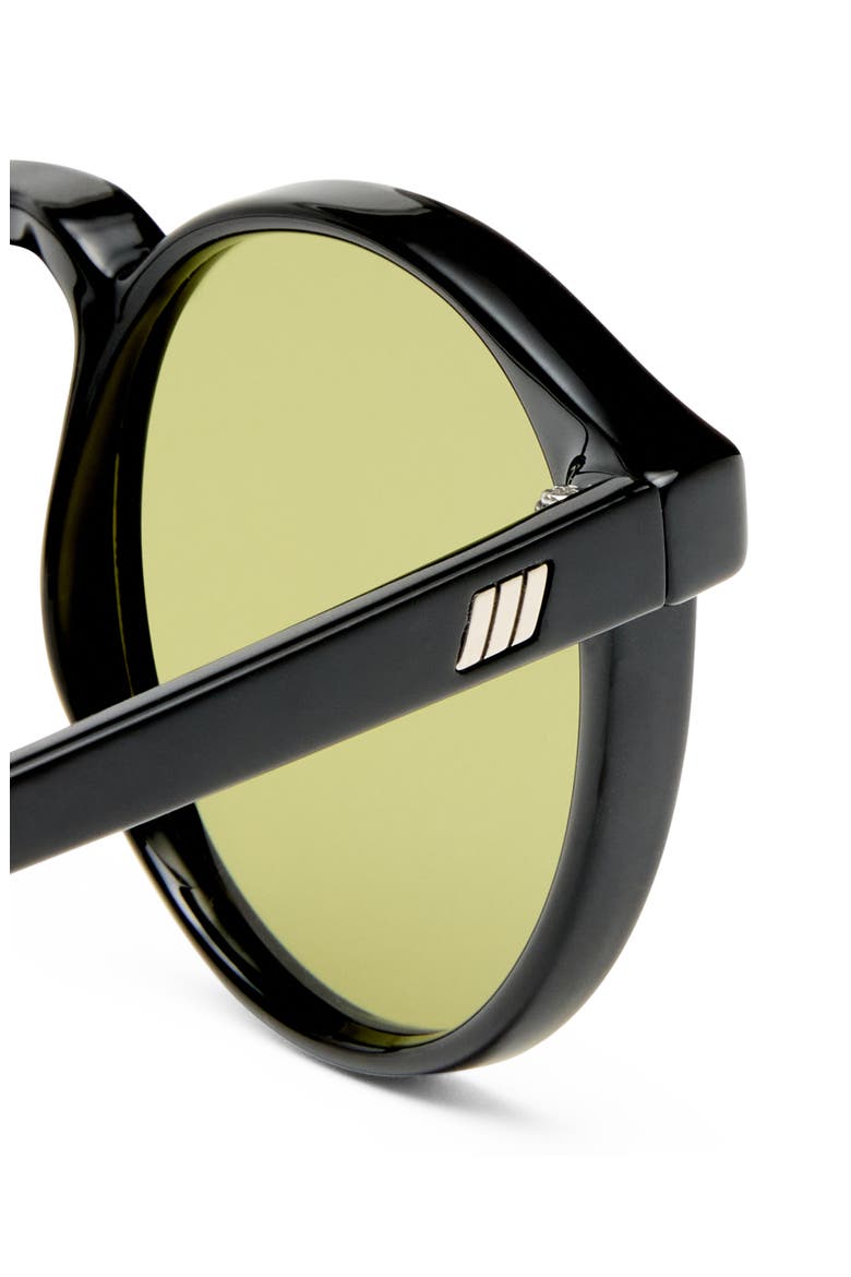 Teen Spirit Deux 50mm Round Sunglasses, Alternate, color, BLACK