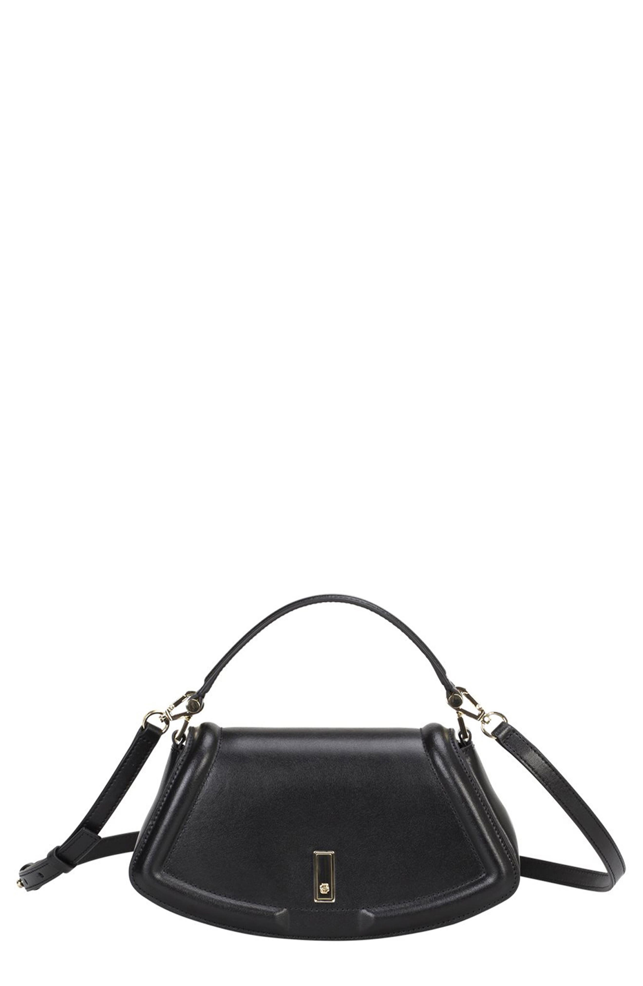 BOSS Medium Ariell Leather Shoulder Bag, Main, color, 