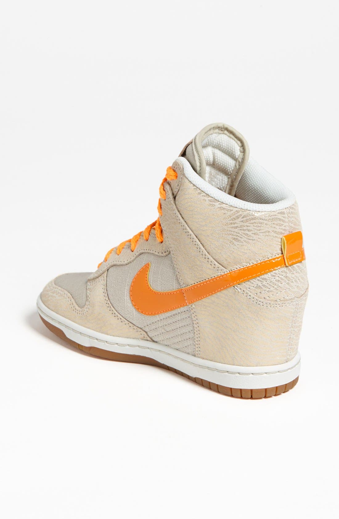 'Dunk Sky Hi' Wedge Sneaker, Alternate, color, BIRCH/ CITRUS