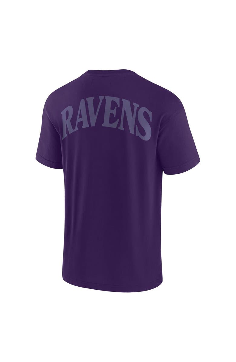 FANATICS Unisex Fanatics  Purple Baltimore Ravens Elements Iconic T-Shirt, Alternate, color, 