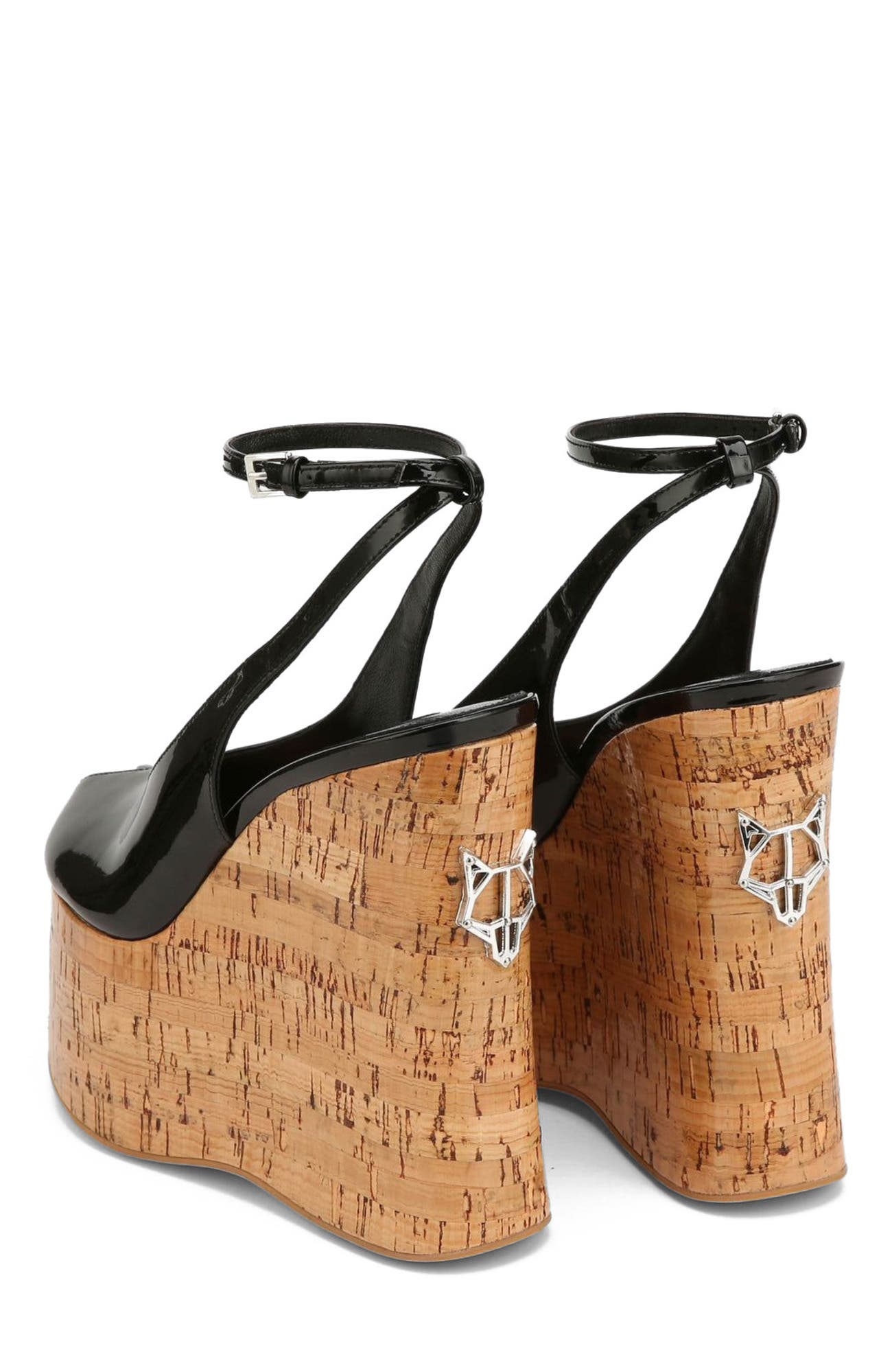 Tansy White Patent, Alternate, color, Black