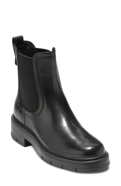 Cole Haan Grand Flex Fenella Waterproof Chelsea Boot in Black Leather Wp at Nordstrom, Size 9.5