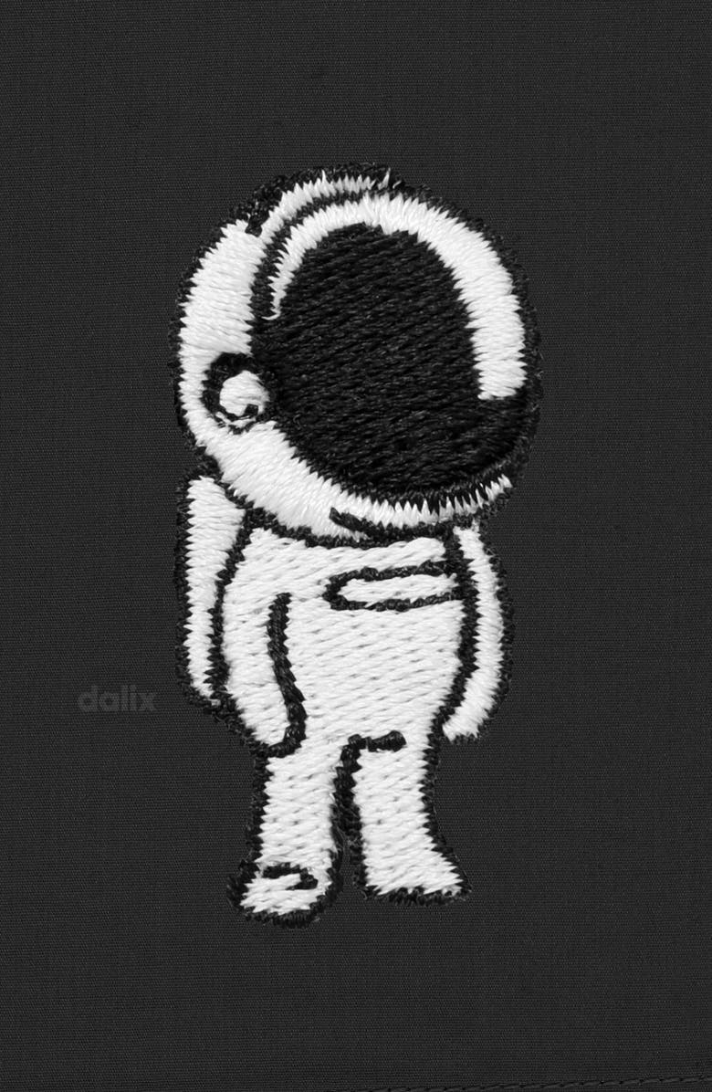 Dalix Mens Astronaut Midweight Beach Short, Alternate, color, Black