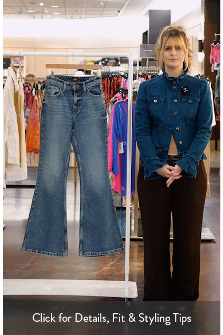 High Waist Flare Leg Jeans video