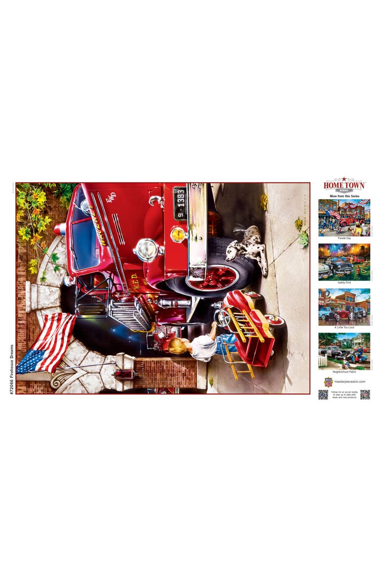 Firehouse Dreams 1000 Piece Puzzle, Alternate, color, Multicolor