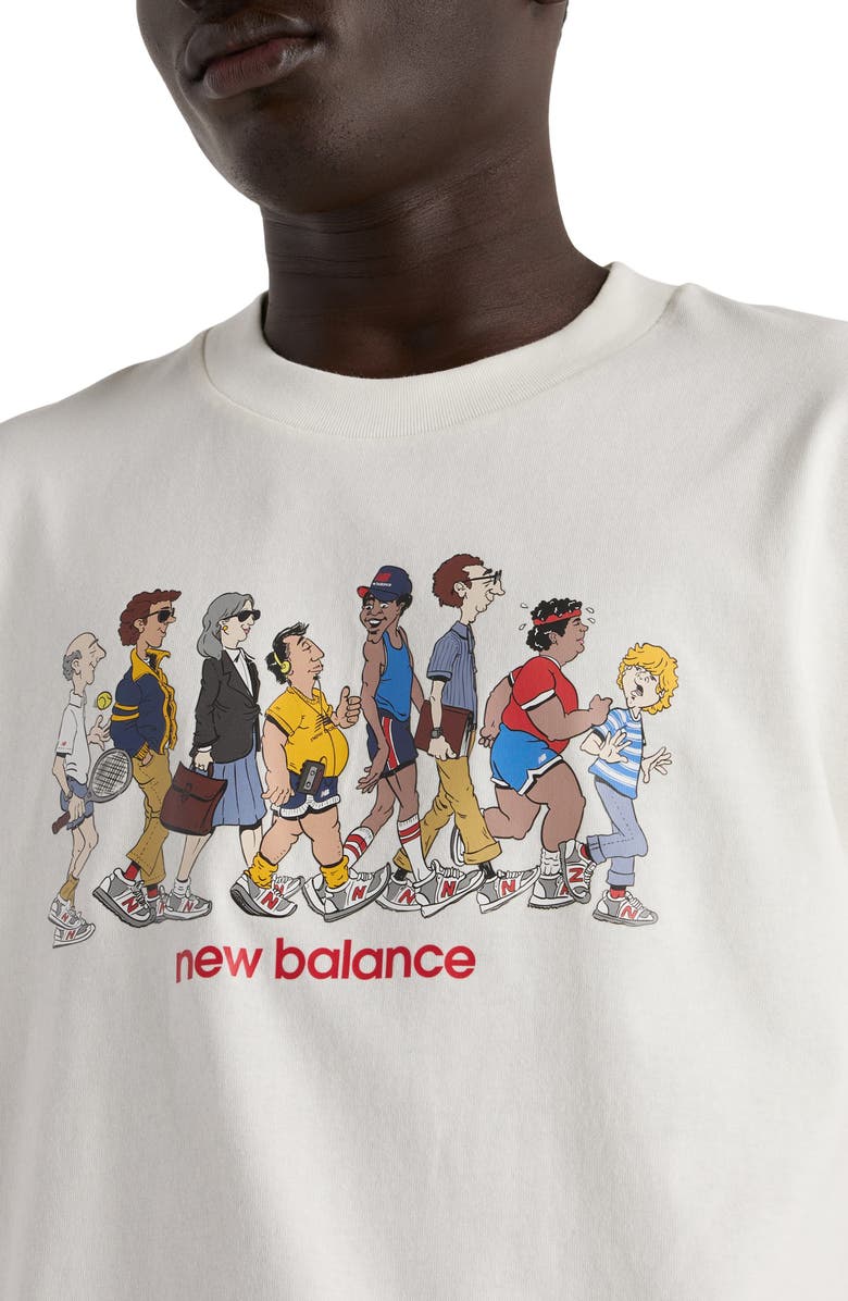 New Balance Athletics Relaxed Archive Walk Cotton Graphic T-Shirt, Alternate, color,