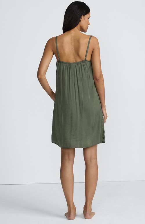 LANDS' END LANDS' END MATTE SATIN 2 PIECE PAJAMA SET