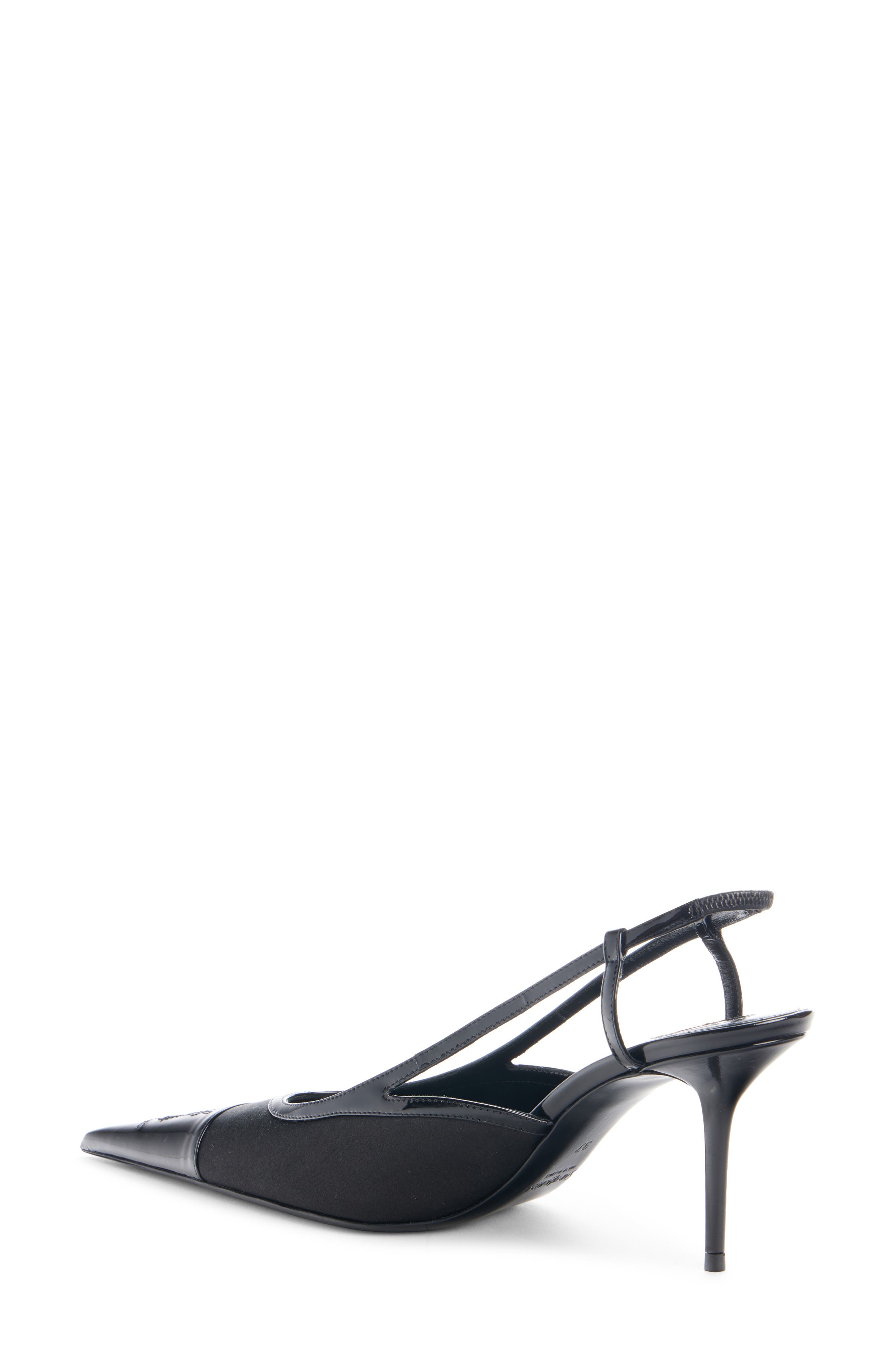 Renee Slingback Pump, Alternate, color, NERO/ NERO/ NERO