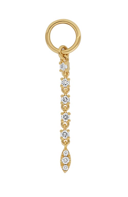 Bony Levy Bardot Diamond Linear Charm In 18k Yellow Gold