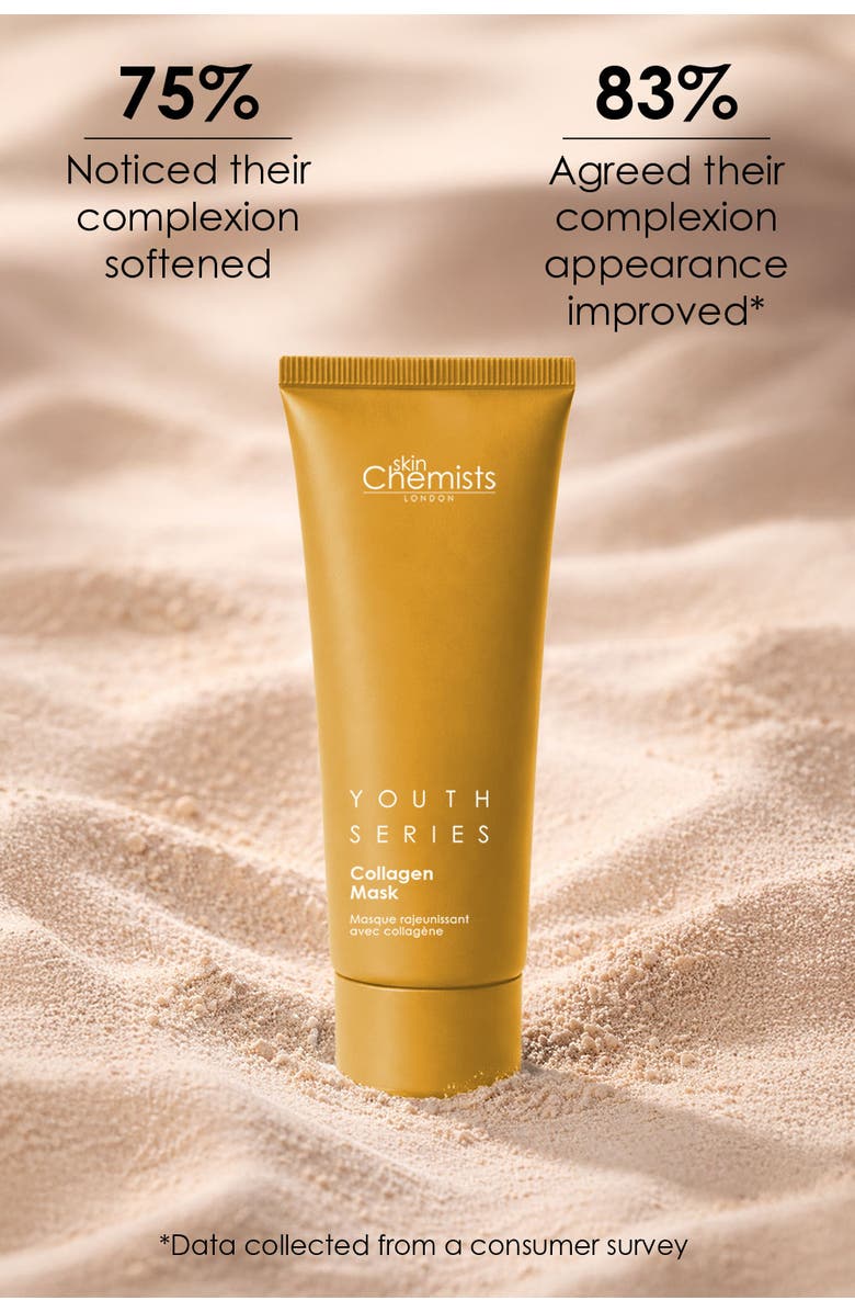 SKINCHEMISTS Youth Series 1% Collagen Mask 50ml, Alternate, color, White