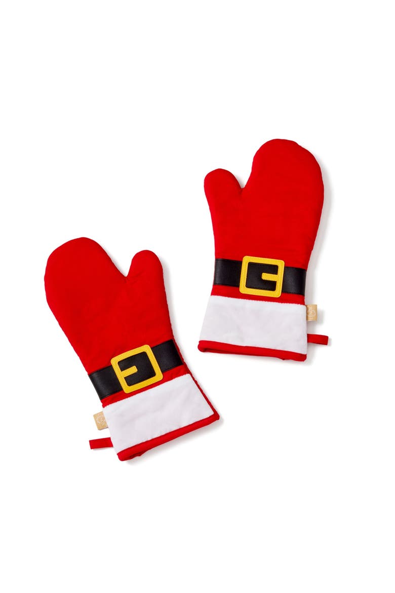 Santas Coming 5‑piece Kitchen Gift Set, Multicolor - 8"w X 12.5"l, Alternate, color, Multicolor
