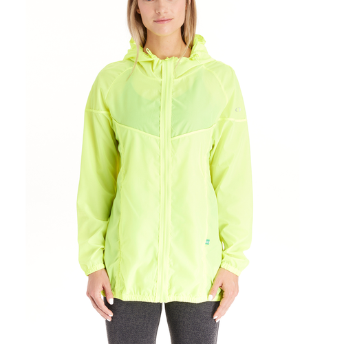 Modern Eternity Maternity Addison 3-in-1 Waterproof Maternity Windbreaker In Yellow