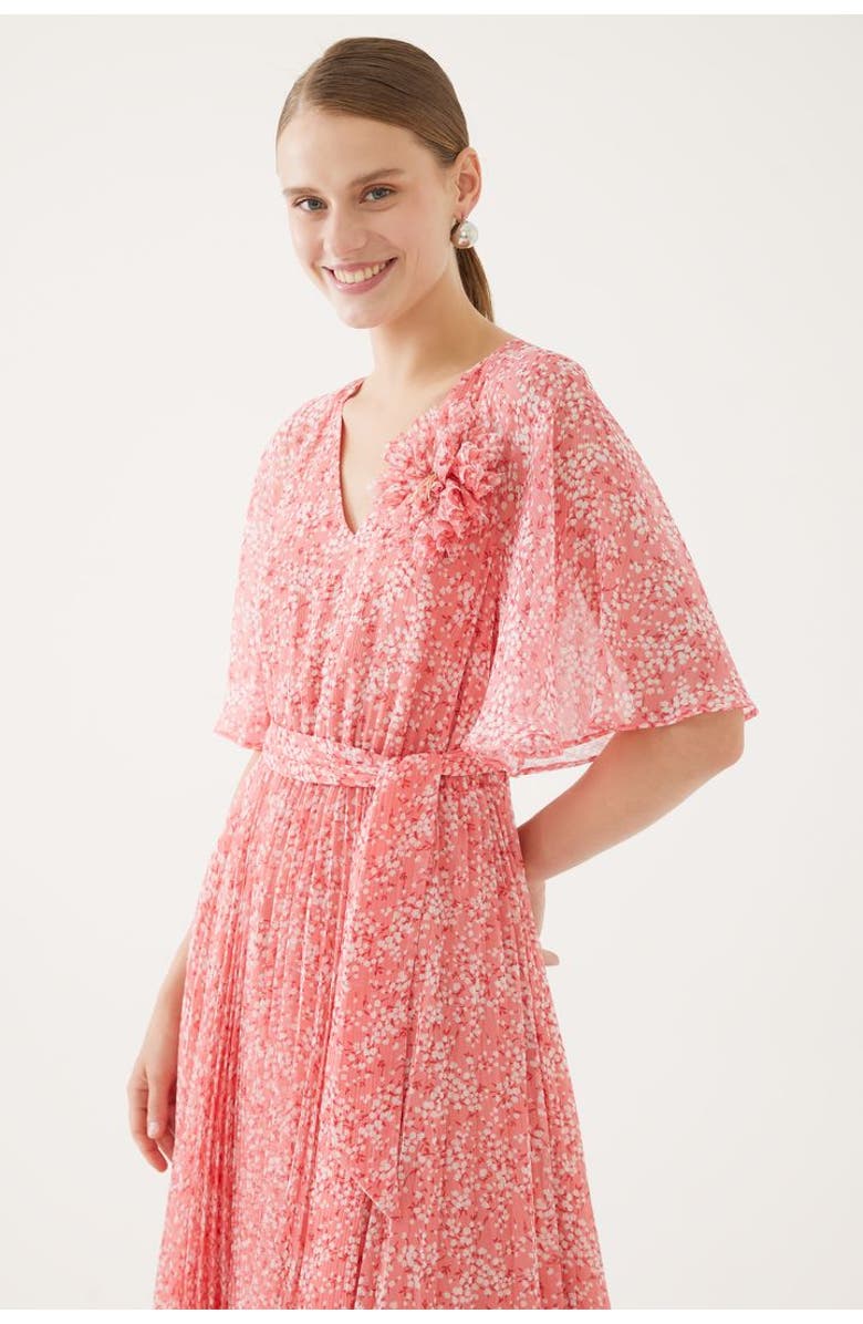 Exquise Bobo Dress Flared Dress, Alternate, color, Pink