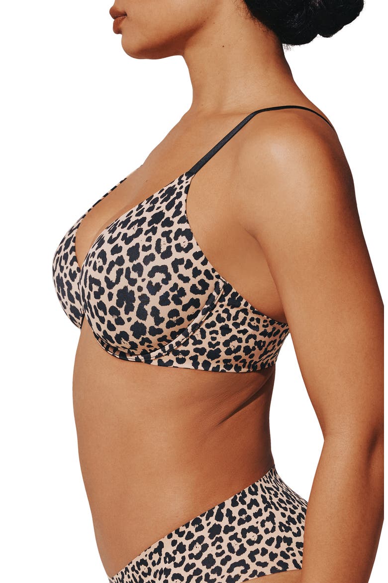 Zero Edge™ Contour Underwire Bra, Alternate, color, LEOPARD