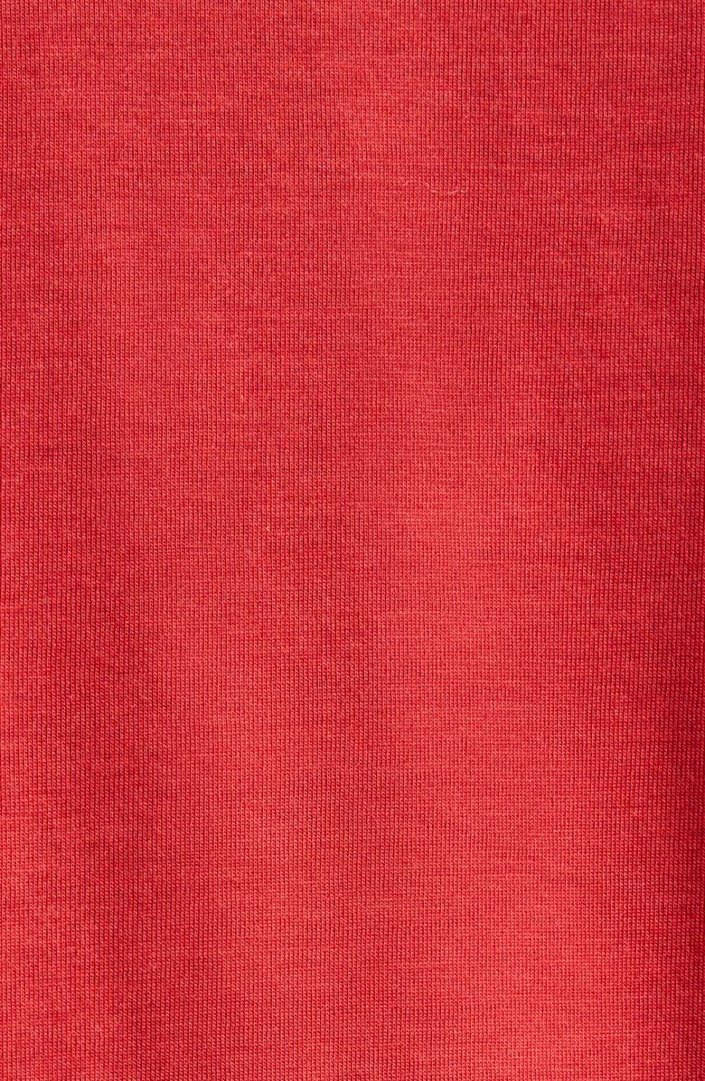 TOTEME Classic Long Sleeve T-Shirt, Alternate, color, Poppy