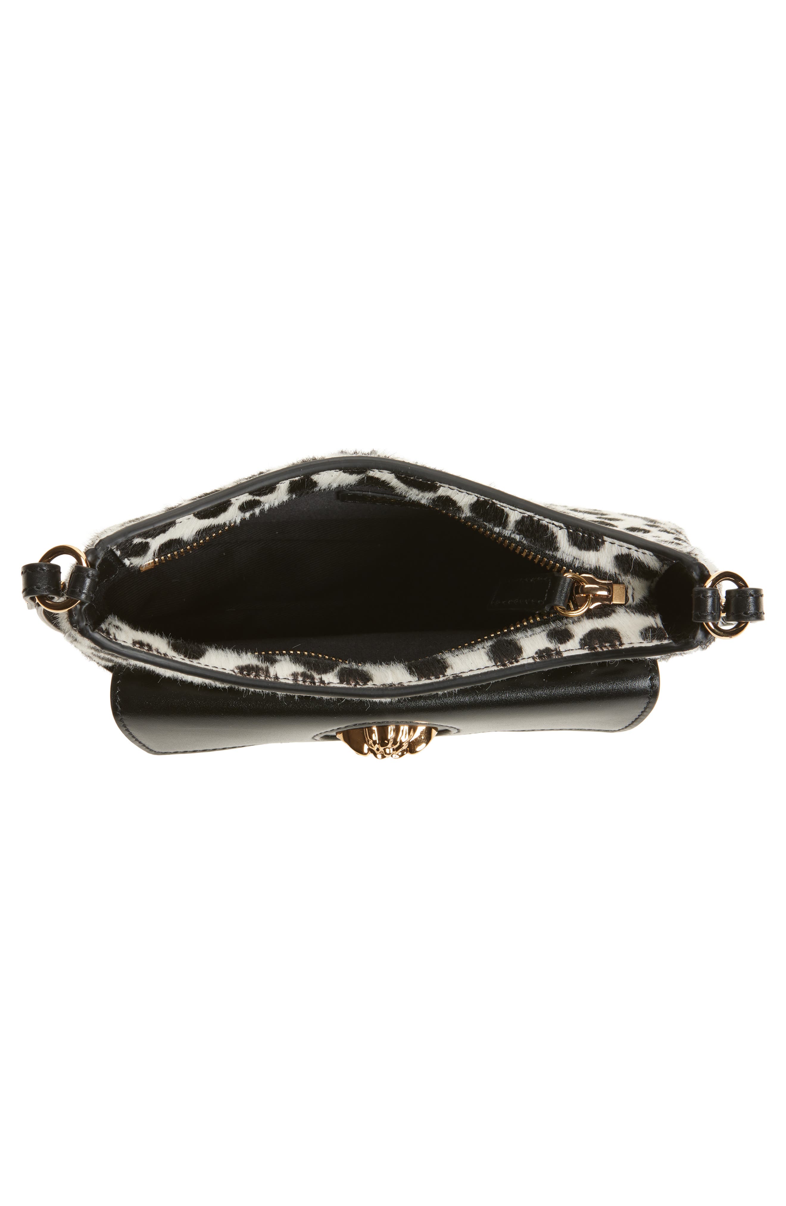 Versace Mini Medusa Genuine Calf Hair Shoulder Bag, Alternate, color, 