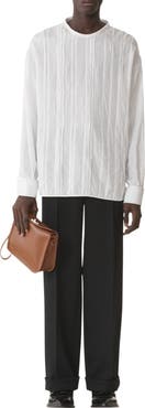 Lanvin Pleated Silk Top