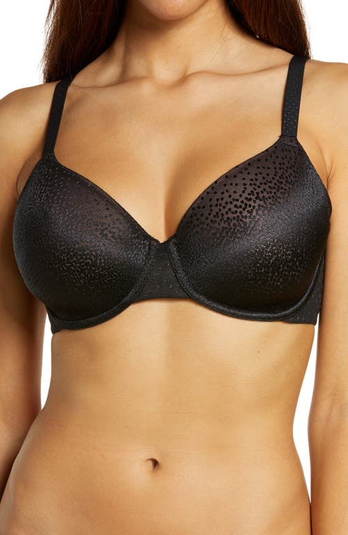 Wacoal Back Appeal Underwire T-Shirt Bra in Black at Nordstrom, Size 36G