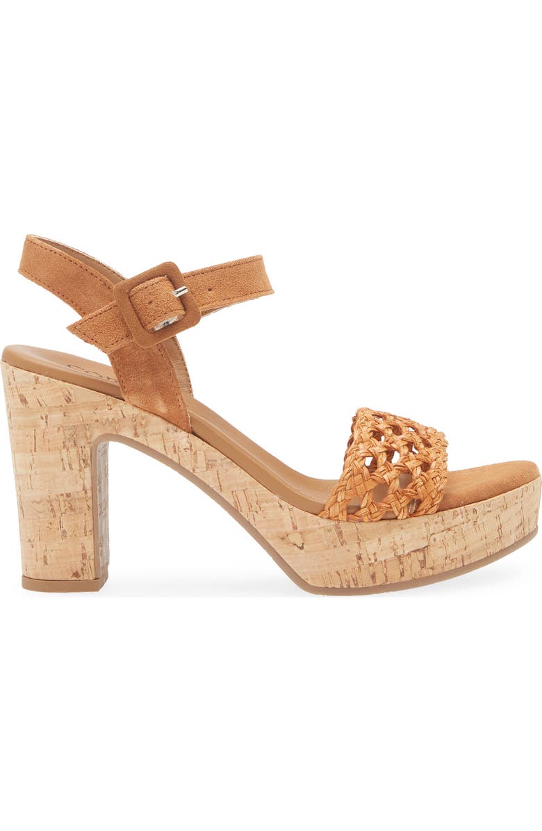 Cordani Tracy Ankle Strap Platform Sandal, Alternate, color, Brasile Cuoio