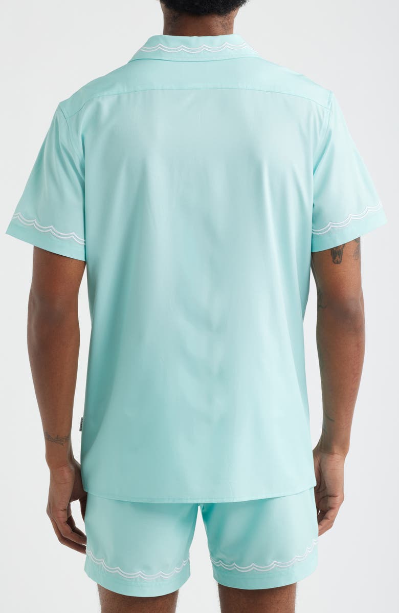 MAVRANS Beach Blue Waves Weekend Camp Shirt, Alternate, color, 