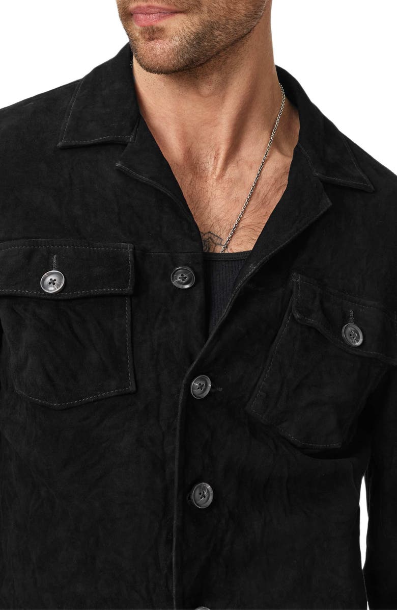 John Varvatos Jesse Suede Shirt Jacket, Alternate, color, 