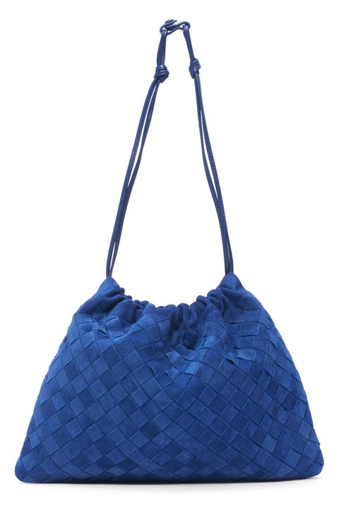 Medium Dustbag Intrecciato Leather Shoulder Bag