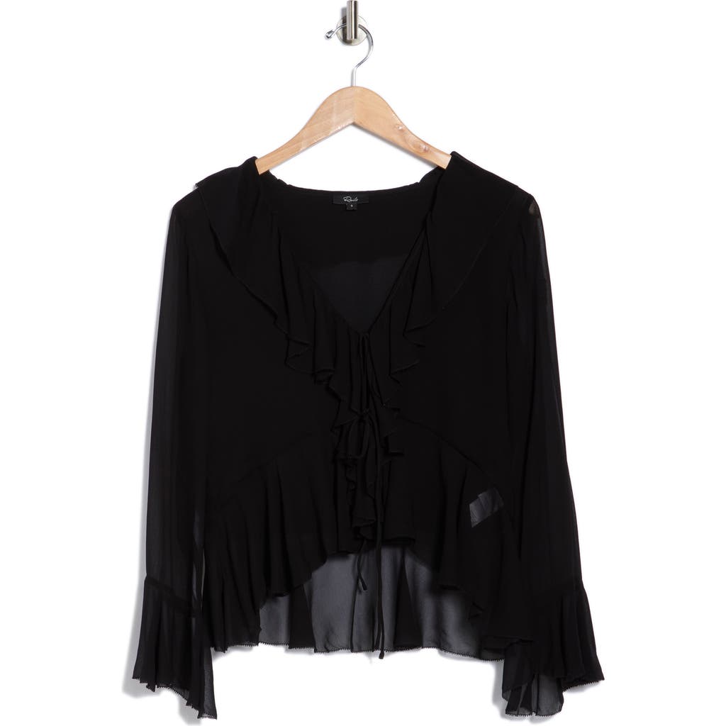 Rails Nicoletta Woven Top In Black