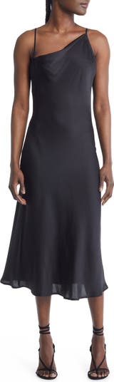Style o neck asymmetric cotton dress Sewing nude Traveling Dress summer