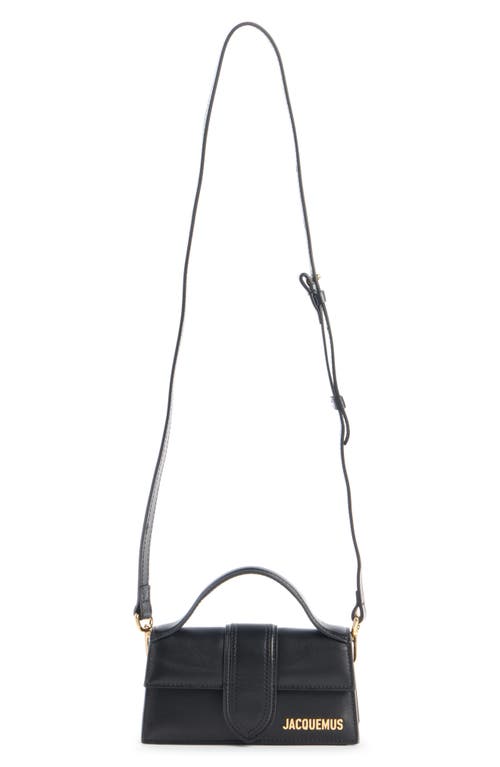 Jacquemus Rectangular Top Handle Detachable Strap Shoulder Bag In Black