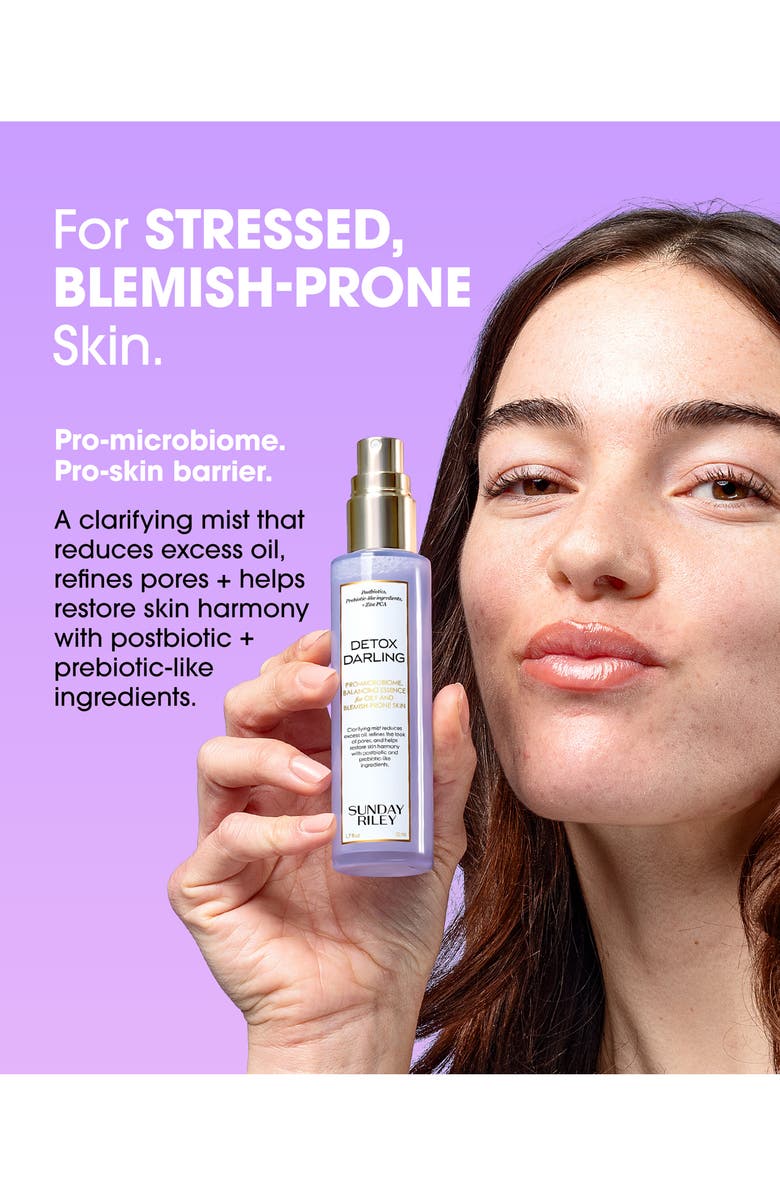 Sunday Riley Detox Darling Pro-Microbiome Balancing Essence, Alternate, color, 