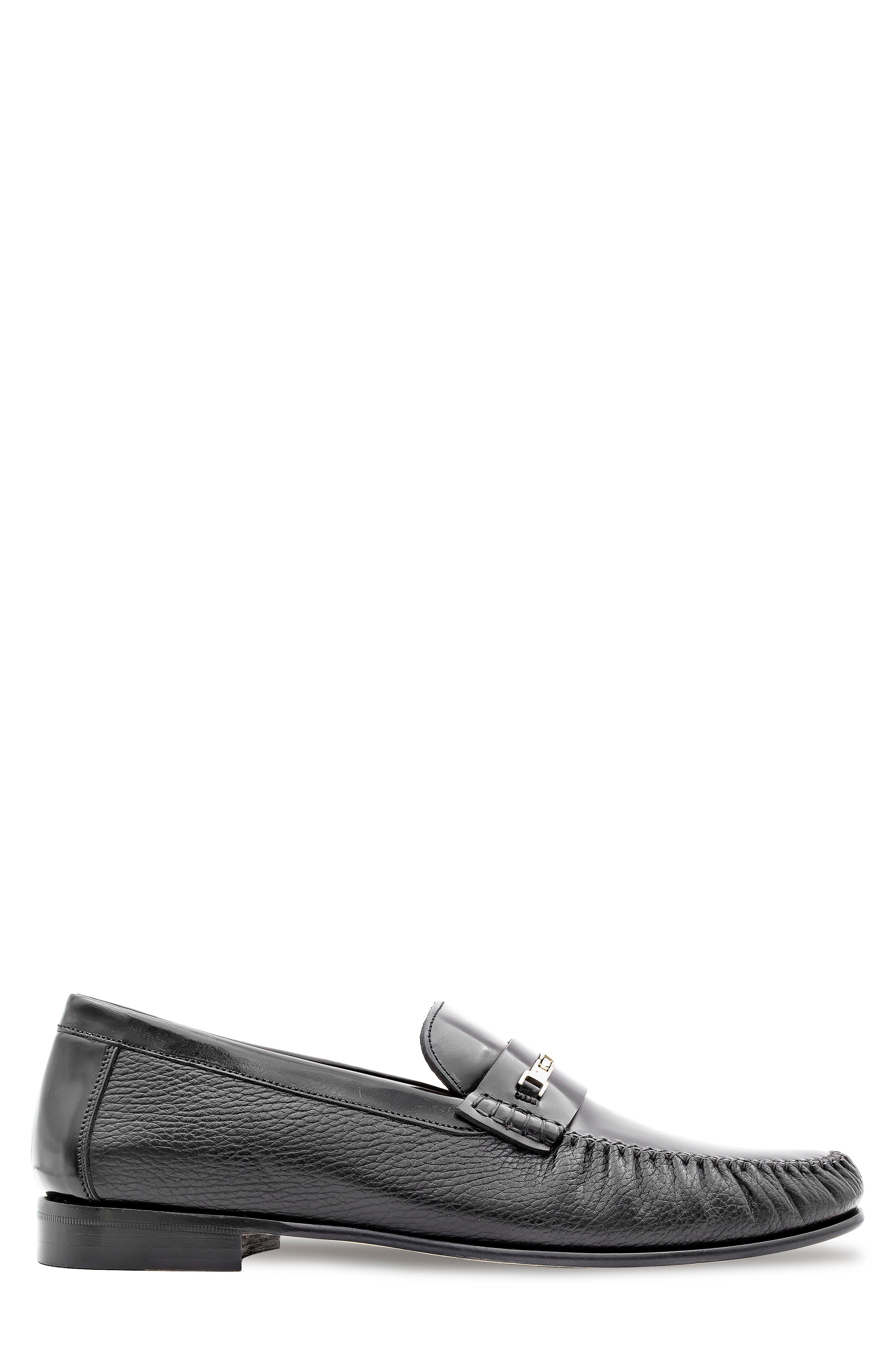 Mezlan Bit Loafer, Alternate, color, Black