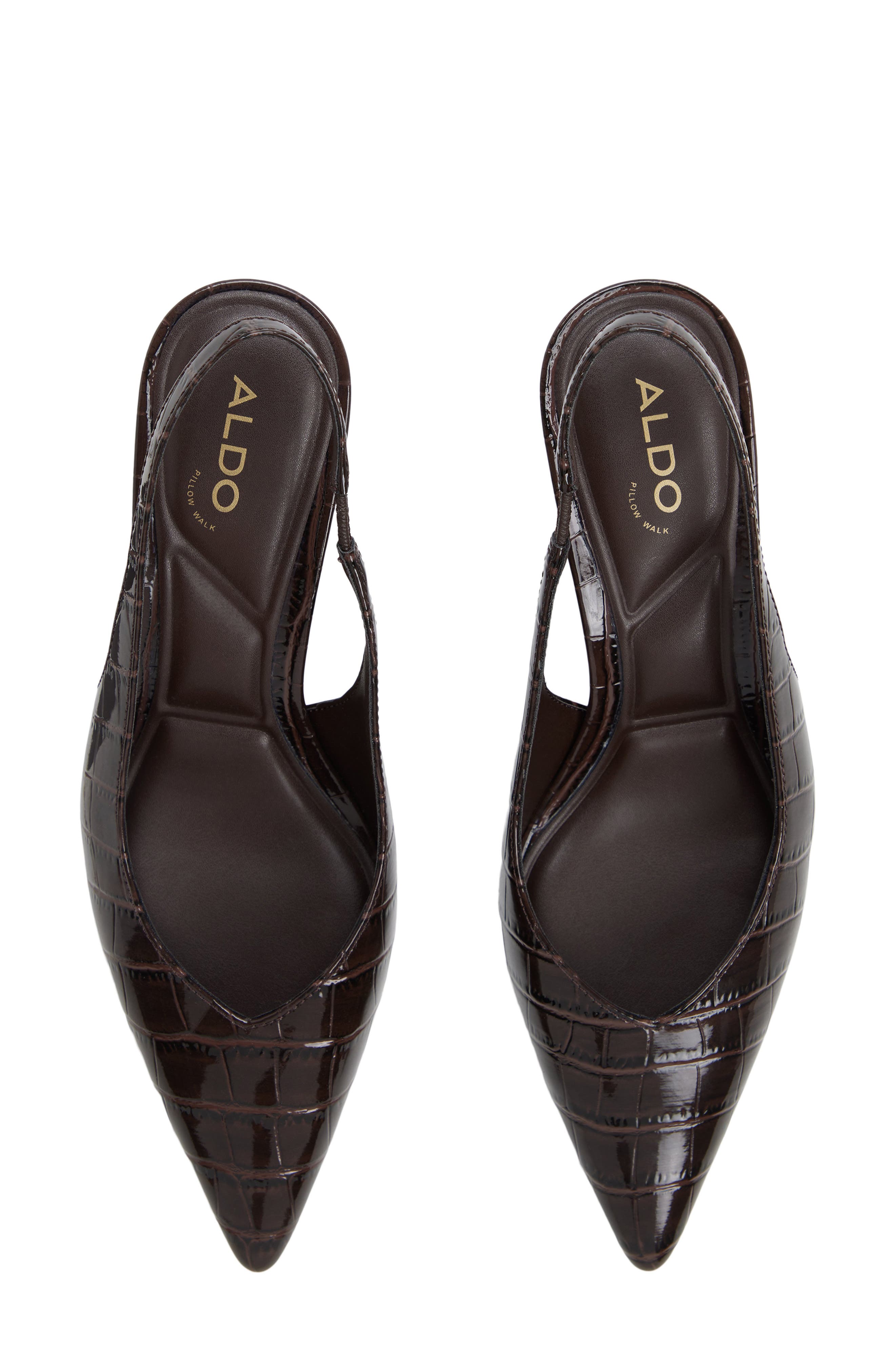 Cloeliaa Slingback Pointed Toe Pump, Alternate, color, DARK BROWN