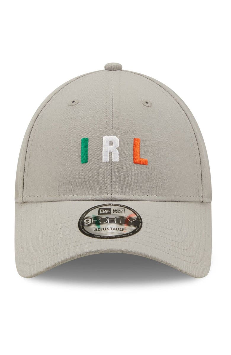New Era Men's New Era Gray Ireland National Team Repreve 9FORTY Adjustable Hat, Alternate, color, 