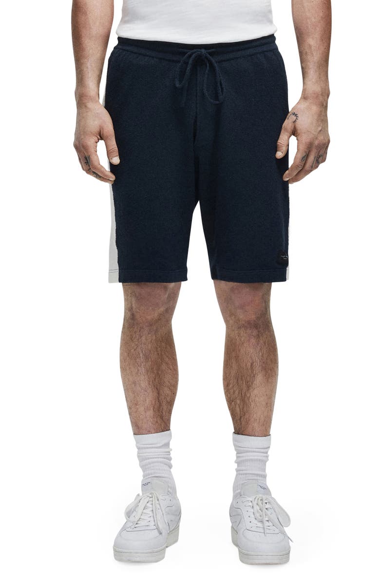 rag & bone Axel Terry Cloth Shorts, Main, color, 